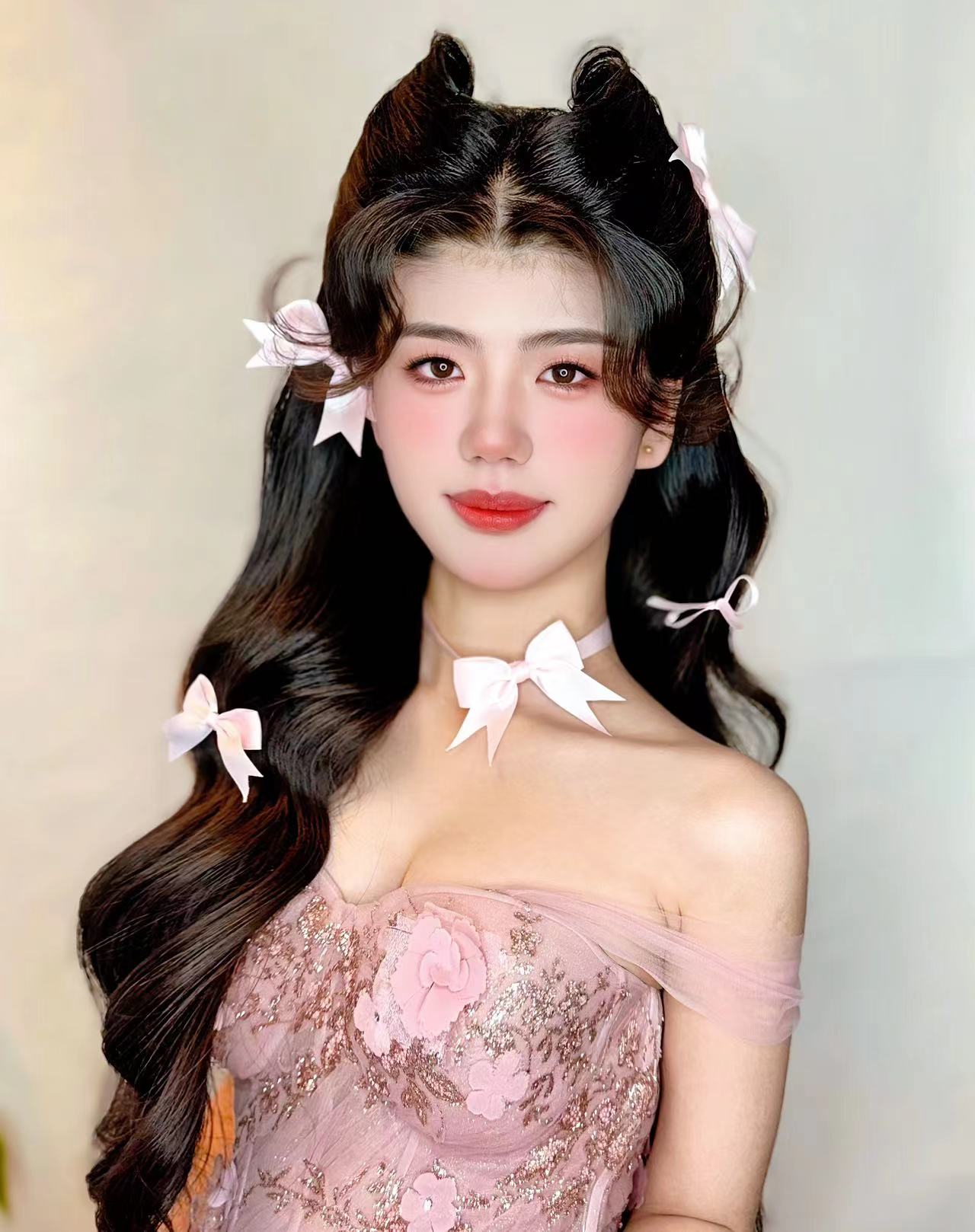 甜美可爱—灵动氛围感蝴蝶结妆